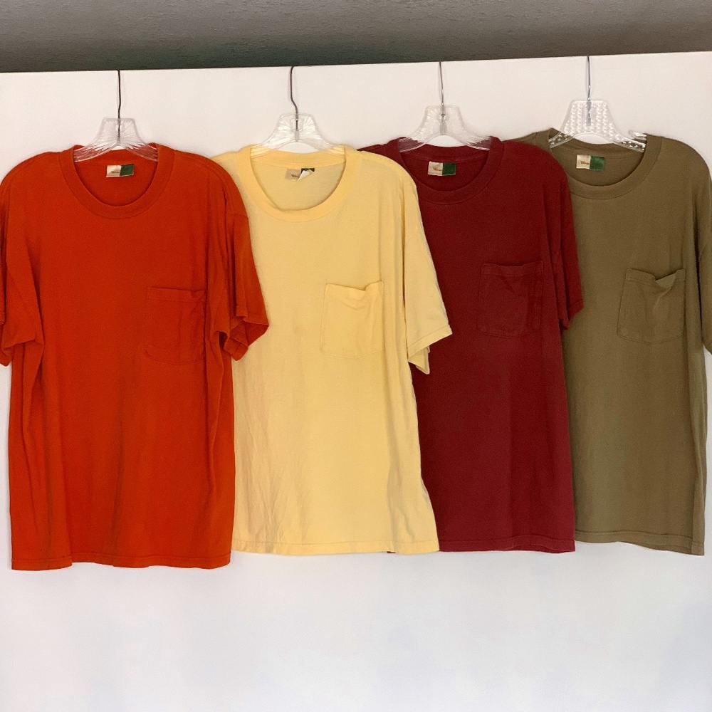 Pack of 4 Wearguard 100% Cotton Pocket Ts Men sz L